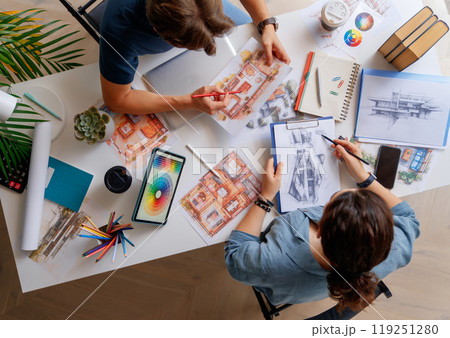 Designers working in studio 119251280