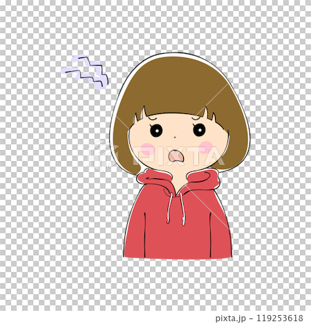 Complaining young woman, facial expression variations, skin color, pen drawing style Complaining young woman, facial expression variations, skin color, pen drawing style 119253618