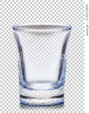 Chinese Baijiu shot glass with the clear strong spirit often served during celebrations and business 119253691