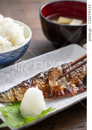 鯖の塩焼き 鯖の塩焼き 119254133