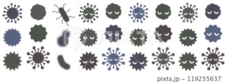 ウィルスのイラスト 119255637