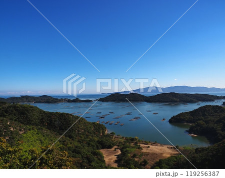 大平山から見る虫明湾の眺望 大平山から見る虫明湾の眺望 119256387