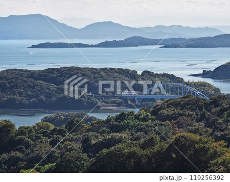 大平山から見る虫明湾の眺望 大平山から見る虫明湾の眺望 119256392