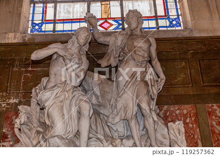 interiors of Saint Roch church, Paris, France 119257362