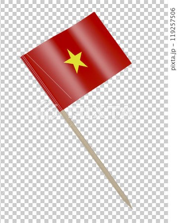 Toothpick with Vietnamese flag 119257506