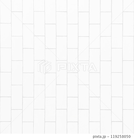 明るく淡い白色のタイルが縦に貼られた壁面の正方形の背景画像 明るく淡い白色のタイルが縦に貼られた壁面の正方形の背景画像 119258050
