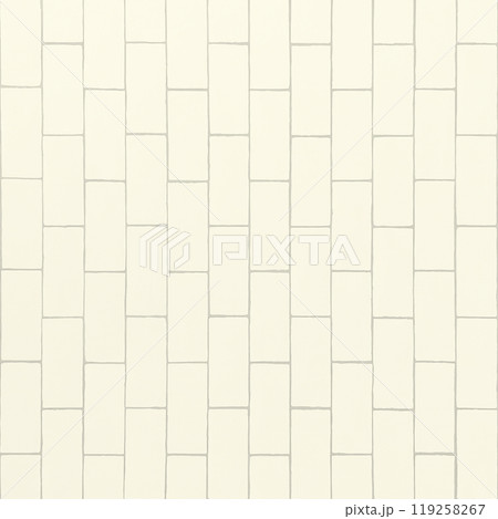 アイボリーのタイルが縦に貼られた壁面の正方形の背景画像 アイボリーのタイルが縦に貼られた壁面の正方形の背景画像 119258267