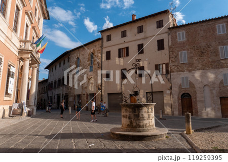 San Quirico d'Orcia a picturesque medieval town in the heart of Tuscany San Quirico d'Orcia a picturesque medieval town in the heart of Tuscany 119259395