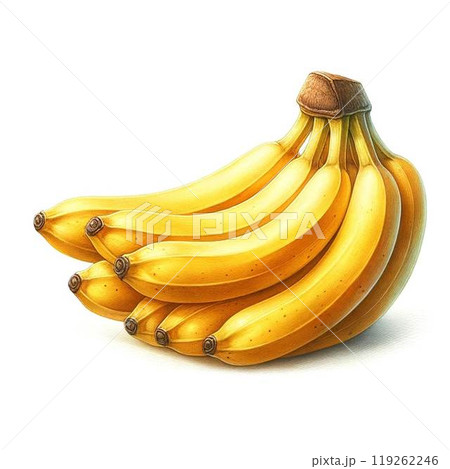 バナナのイラスト素材 119262246