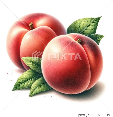 桃のイラスト素材 119262249