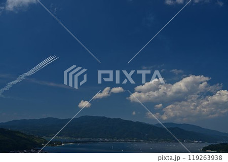 天橋立とブルーインパルス 119263938