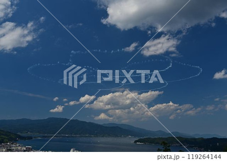 天橋立とブルーインパルス 119264144