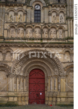 Facade of Eglise Sainte Croix Church of the Holy Cross Bordeaux France 119265071