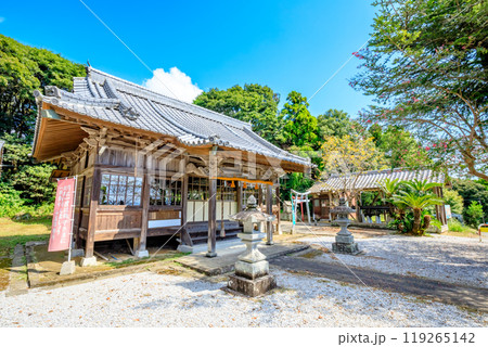 初秋の住吉神社と回天神社　大分県日出町 119265142