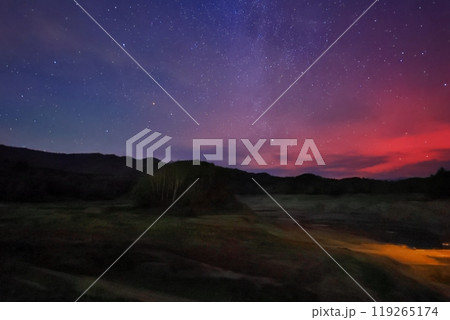 赤く染まる空 119265174