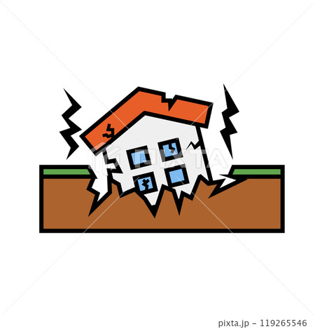 地震と家屋の倒壊 地震と家屋の倒壊 119265546