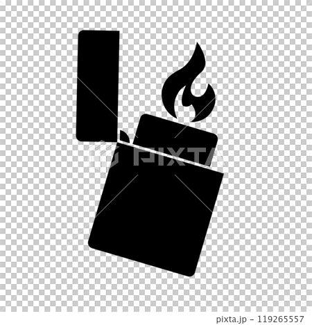 Oil lighter silhouette icon 119265557