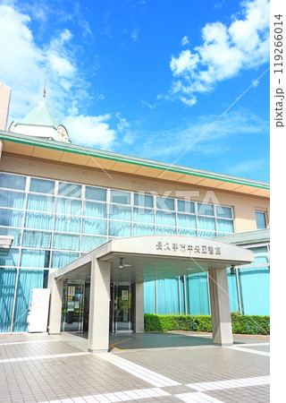 愛知県長久手市、長久手市中央図書館の風景 119266014