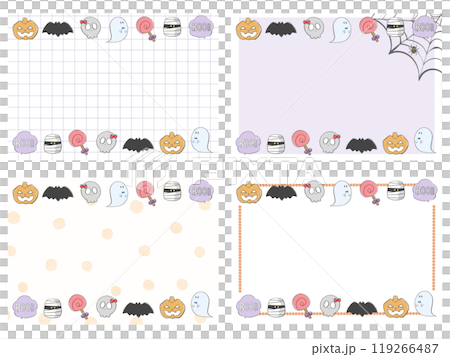 メッセージカード ハロウィン メッセージカード ハロウィン 119266487