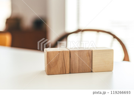 置かれた積み木 119266693