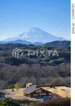【神奈川県】中井中央公園から眺める富士山 119266764