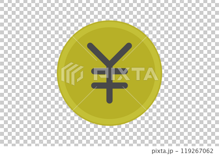 Japanese yen simple icon 119267062