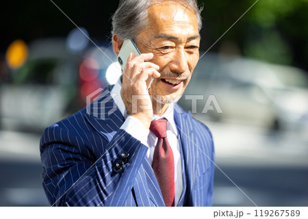 ビジネスマン 男性 シニア ビジネスマン 男性 シニア 119267589