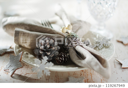 クリスマス・テーブルコーディネート クリスマス・テーブルコーディネート 119267949