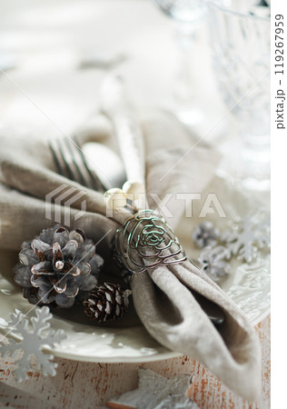 クリスマス・テーブルコーディネート クリスマス・テーブルコーディネート 119267959