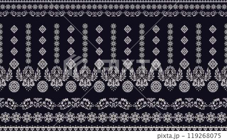 Motifs African boho paisley Floral Ikat pattern embroidery border. Ethnic ikat floral Ethnic Indian Pattern Ikat pattern Ethnic Pattern.Border indian floral Aztec embroidery border seamless patterns. Motifs African boho paisley Floral Ikat pattern embroidery border. Ethnic ikat floral Ethnic Indian Pattern Ikat pattern Ethnic Pattern.Border indian floral Aztec embroidery border seamless patterns. 119268075