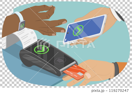 3D Isometric Flat Illustration of POS Terminal , Contactless Payment 3D Isometric Flat Illustration of POS Terminal , Contactless Payment 119270247