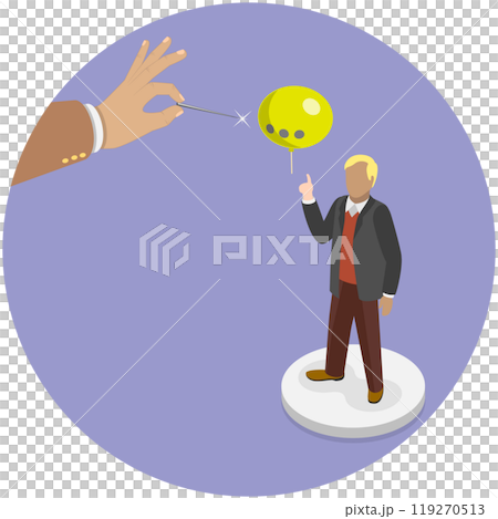 3D Isometric Flat Illustration of Rejecting Comments, Bubble Speech and Disapproval 3D Isometric Flat Illustration of Rejecting Comments, Bubble Speech and Disapproval 119270513