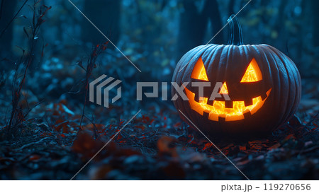 ハロウィンのジャック・オー・ランタン ハロウィンのジャック・オー・ランタン 119270656
