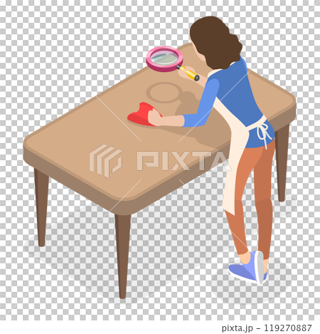 3D Isometric Flat Illustration of Perfectionist. Item 1 3D Isometric Flat Illustration of Perfectionist. Item 1 119270887