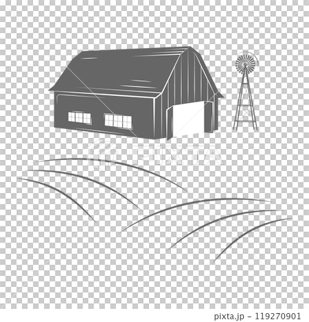 Farming Two-color Icon Set  Illustration.. Item 4 119270901
