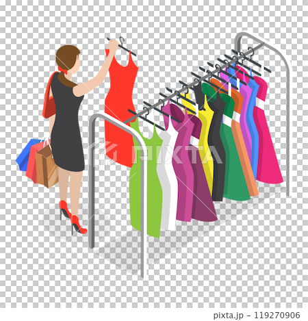 3D Isometric Flat Set of People Hobbies. Item 6 3D Isometric Flat Set of People Hobbies. Item 6 119270906