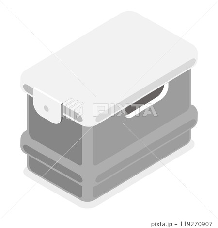 3D Isometric Flat  Set of Portable Refrigerators. Item 6 119270907