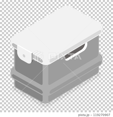 3D Isometric Flat  Set of Portable Refrigerators. Item 6 119270907
