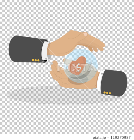 3D Isometric Flat Illustration of Hands Gestures. Item 1 3D Isometric Flat Illustration of Hands Gestures. Item 1 119270987