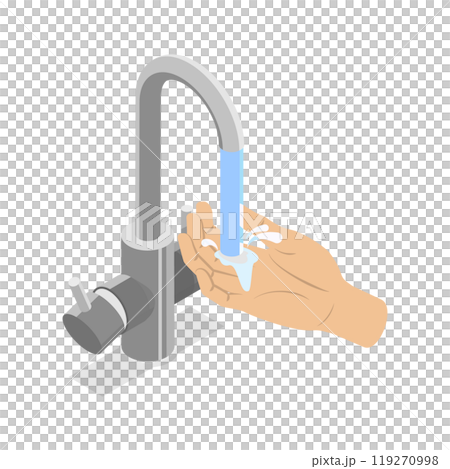 3D Isometric Flat  Illustration of First Aid For Trauma. Item 3 119270998