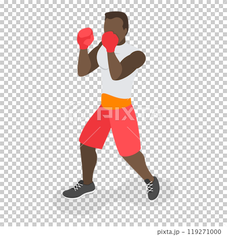 3D Isometric Flat Set of Martial Art...のイラスト素材 [119271000] - PIXTA