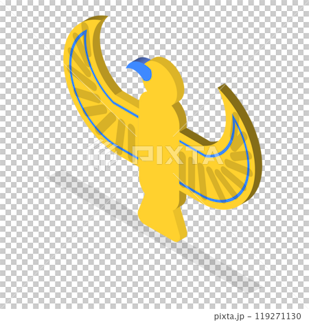 3D Isometric Flat  Set of Egypt Symbols. Item 1 119271130