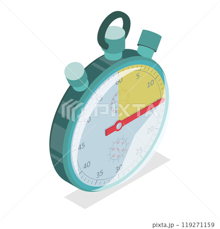 3D Isometric Flat Set of Countdown Timers. Item 4 3D Isometric Flat Set of Countdown Timers. Item 4 119271159