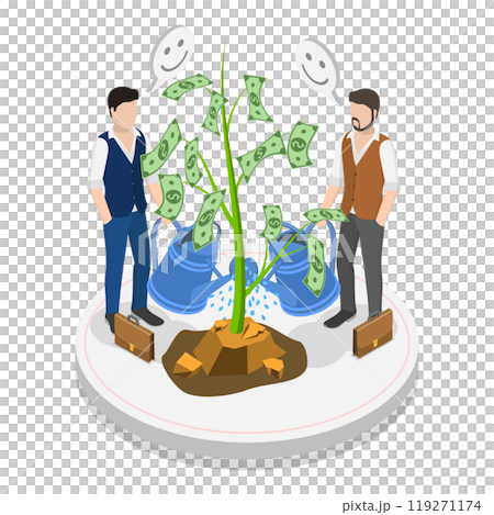 3D Isometric Flat Illustration of Types Of Business. Item 1 3D Isometric Flat Illustration of Types Of Business. Item 1 119271174