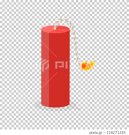 3D Isometric Flat Set of Bombs And Dynamites. Item 4 3D Isometric Flat Set of Bombs And Dynamites. Item 4 119271285