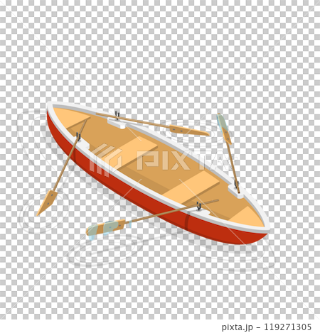 3D Isometric Flat Set of Boats. Item 4 3D Isometric Flat Set of Boats. Item 4 119271305