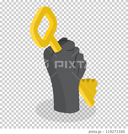3D Isometric Flat Set of Hacker Icons. Item 1 3D Isometric Flat Set of Hacker Icons. Item 1 119271388