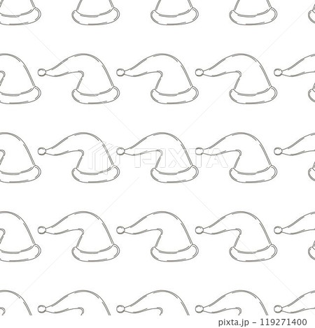 Christmas background. Coloring pattern in hand draw style 119271400