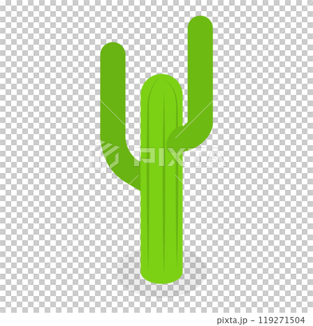 3D Isometric Flat  Set of Desert Elements. Item 5 119271504