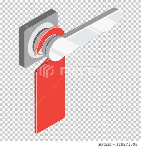 3D Isometric Flat Set of Metal Door Handles....のイラスト素材 [119271508] - PIXTA